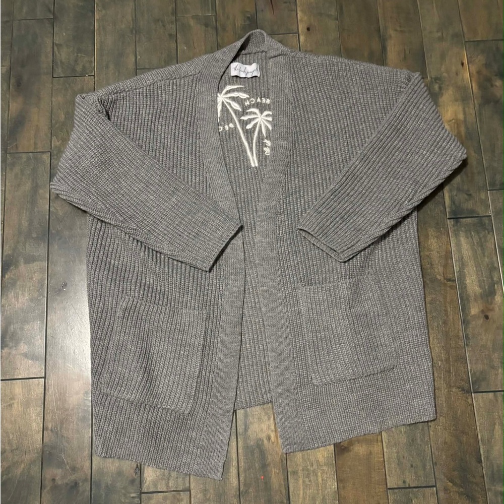 The Beach People Brand Twin Palms Cardigan Size XL/2XL